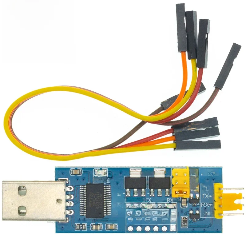 Module de port série FT232RL USB vers port série TTL, petite carte, niveau 5V 3.3V 1.8V, télécharger la ligne de gravure