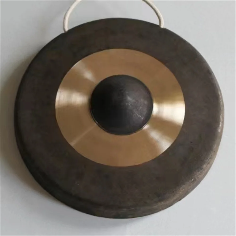 Arborea Desktop Gong 6-12 inch Bossed Gong Set Nipple Gong Bronze for Sound Healing and Meditation