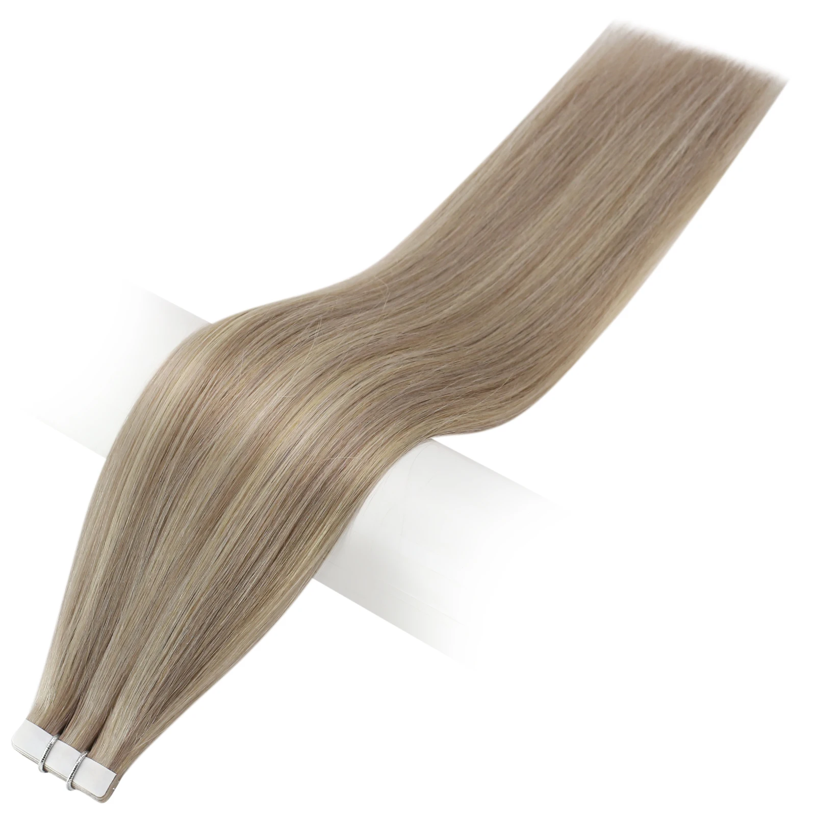 

Наращивание волос Full Shine Tape In, натуральные волосы, балаяж, светло-русый цвет, омбре, 100% натуральные волосы, бесшовные, на ленте, без клея, репешированные, Remy-качество