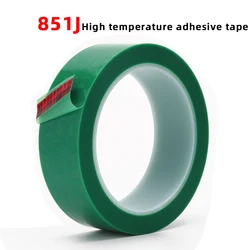 LED Potting Tape 851J High Temperature Resistance Low shrink Green Polyester Film Tape with Unique Adhesive