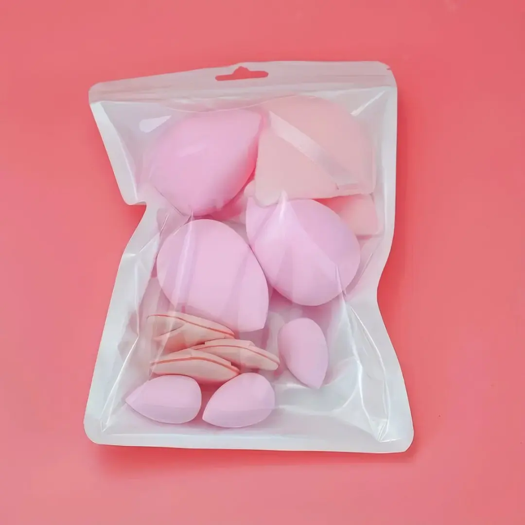 12 عبوة من إسفنجة المكياج - إسفنجة كريم الأساس الناعمة ومنفخ البودرة، أدوات التجميل النسائية