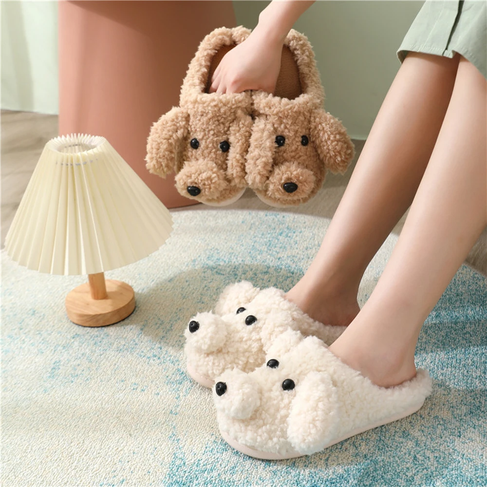 Residual Special Pub Slippers SH102 Poodle Hair Indoor Women's Winter Indoor Fur Slipper living room living room room room shoes