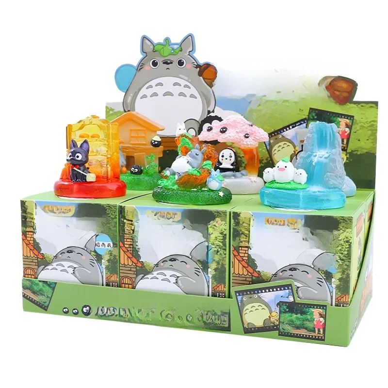 Miyazaki Hayao – boîte aveugle de conte de fées, troisième jeu, lampe, ornements de bureau, Surprise d'anniversaire, cadeaux de vacances faits à la main, nouvelle collection