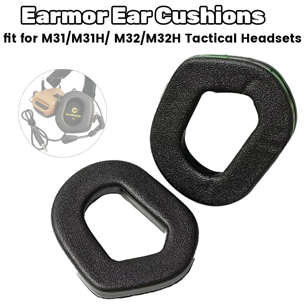 

EARMOR S03 Tactical Headphone Ear Pad Pair,Silicone Ear Pad Headphone Accessories,Suitable for M31/M32/M31H/M32H Series Headsets