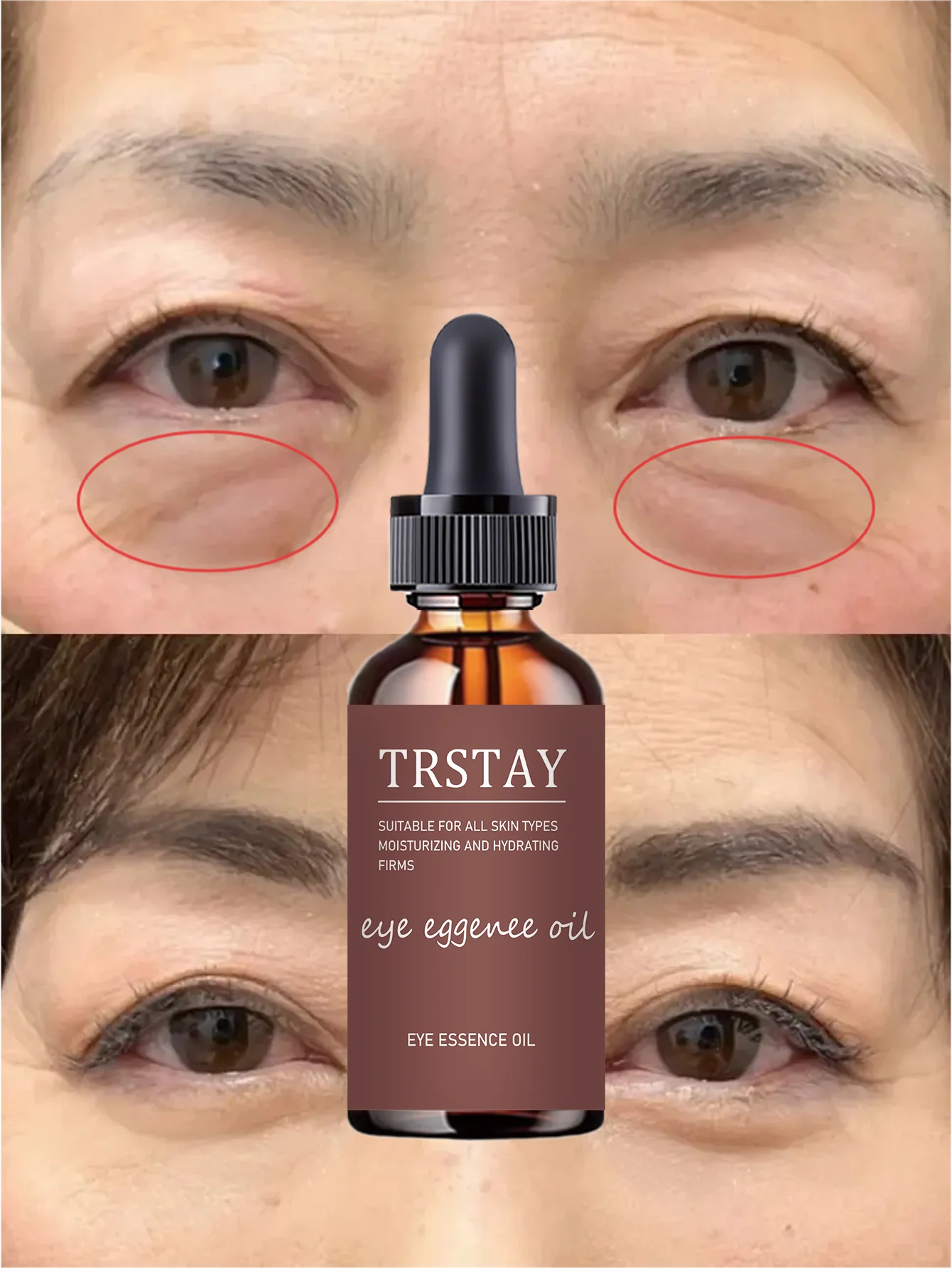 Hydrating Brightening Eye Oil for Smoothing and Nourishing Delicate Eye Skin with Vitamin E and Antioxidants to Reduce Puffiness - Image 6