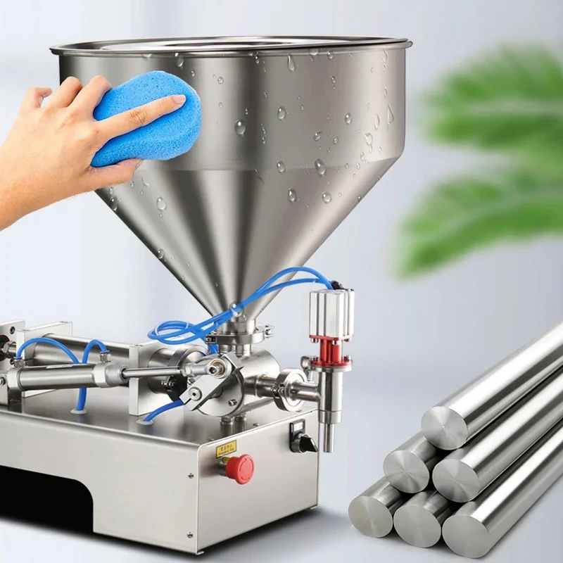 110V 220V horizontal pneumatic filling machine shampoo tomato sauce peanut paste paste filling machine