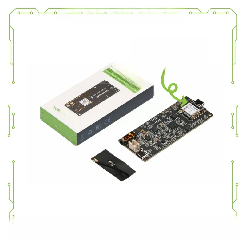 Kit d'assistant vocal ReSpeaker Lite ESPHome Home Assistant avec 2 micros pré-soudés XIAO ESP32S3, haut-parleur mono intégré