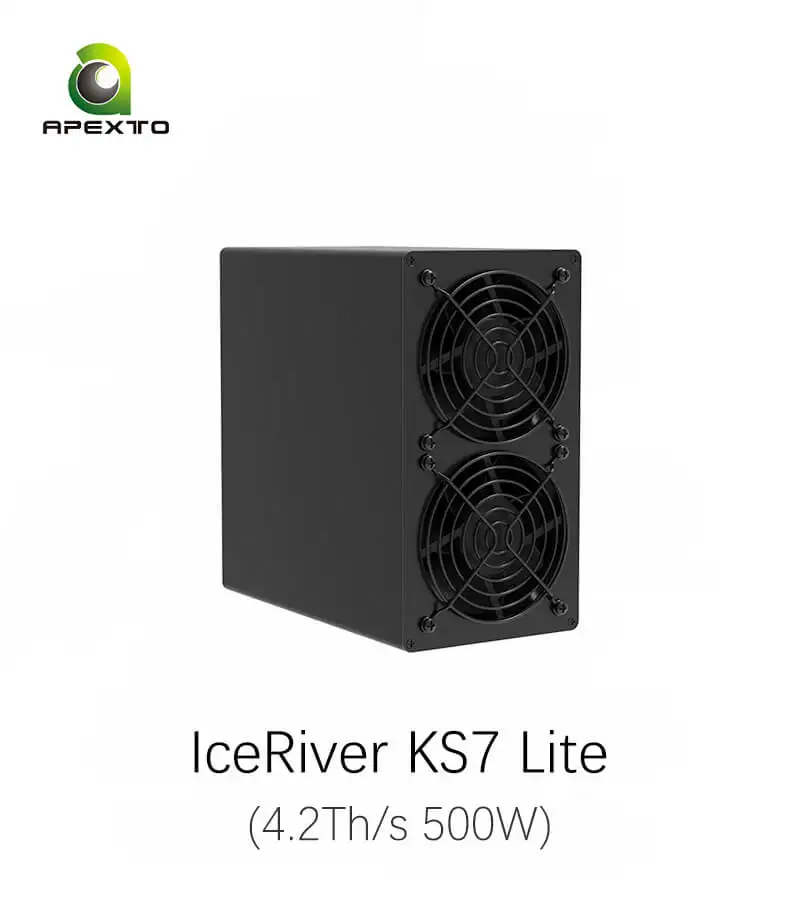 Compre 3 e ganhe 2 presentes grátis: Iceriver KAS KS7 Lite 4.2T 500W Kaspa Miner Entrega rápida