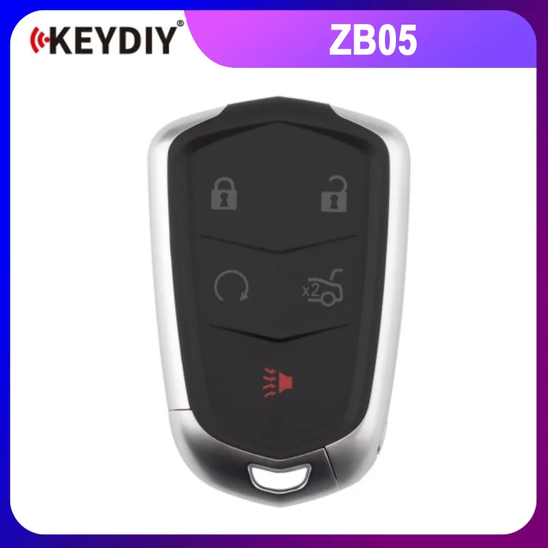 KEYDIY KD ZB05-5 Universal Smart Remote Key 4+1 Buttons for Cadillac Type