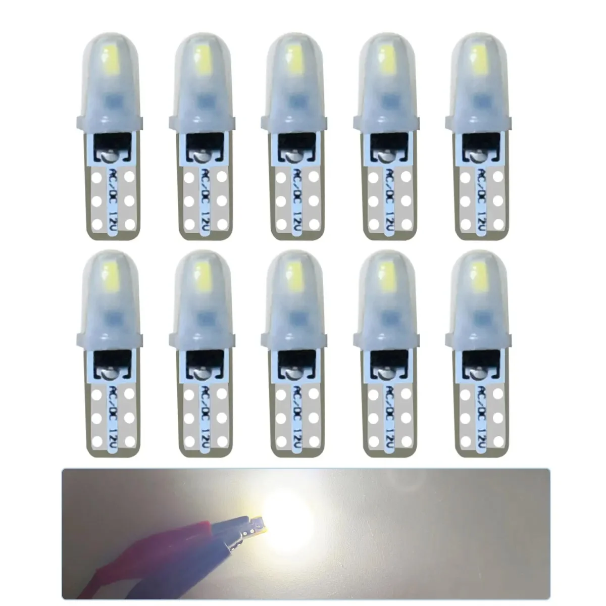 Altra Bright T5 W1,2 W W2,3 W Canbus Pure Lights LED-Lampen Rot/Weiß/Rosa/Blau/Eisblau/Bernstein für Autoleseinstrumentenbeleuchtung