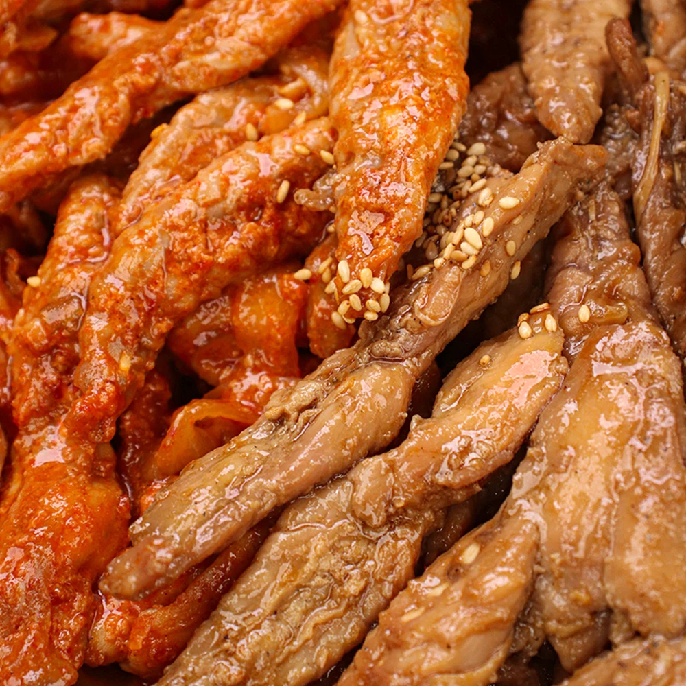 A traditional celebrity of 0 years! Yaydall Yaydall Special Part 500g domestic chicken neck 2 kinds [spicy/sweet] limited quantity