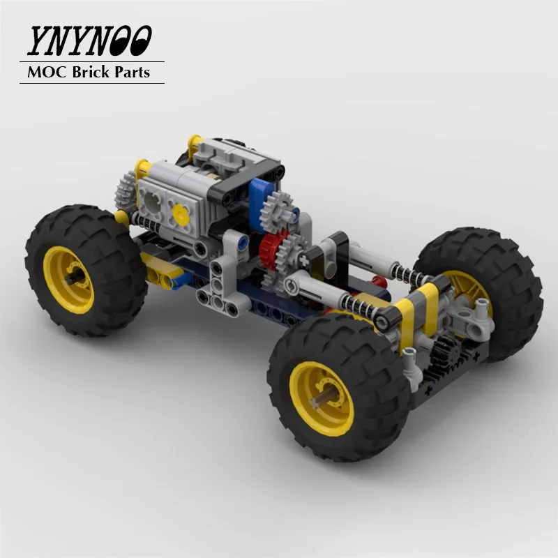 

NEW Technical Series MOC Dune Buggy Cars Chassis Suspension System Set Building Blocks Handmade DIY Bricks Model Toys Gifts