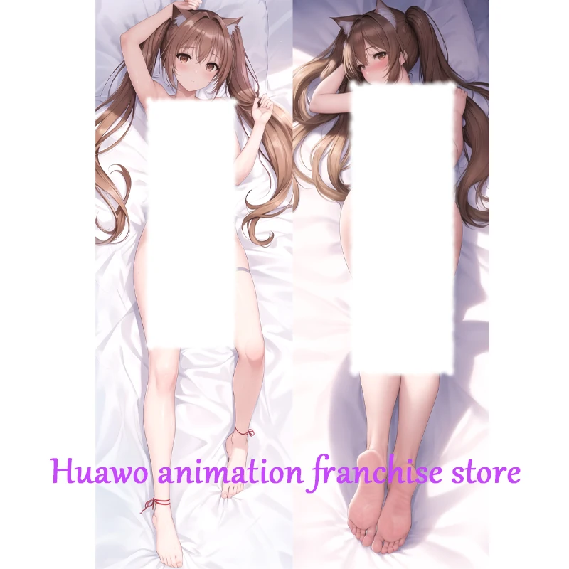 Anime Dakimakura Pillow Twintails 2-Side Print Pillowcase Hugging Body Cushion Cover Otaku Waifuristmas Decoration 2023