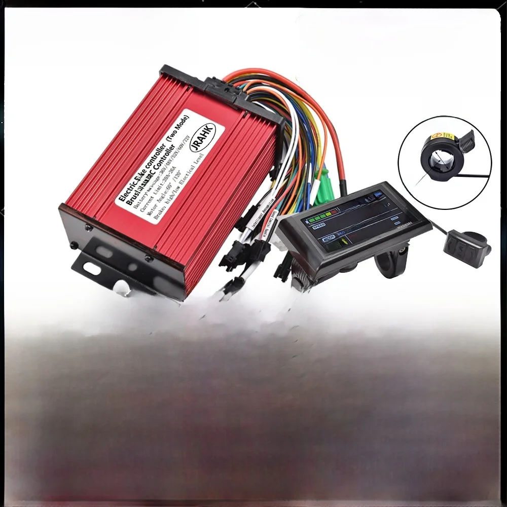 AliExpress JRAHK 36V-72V 400W-600W E-Bike Controller Kit Electric Scooter BLDC Controller With LCD Display  for Accessories