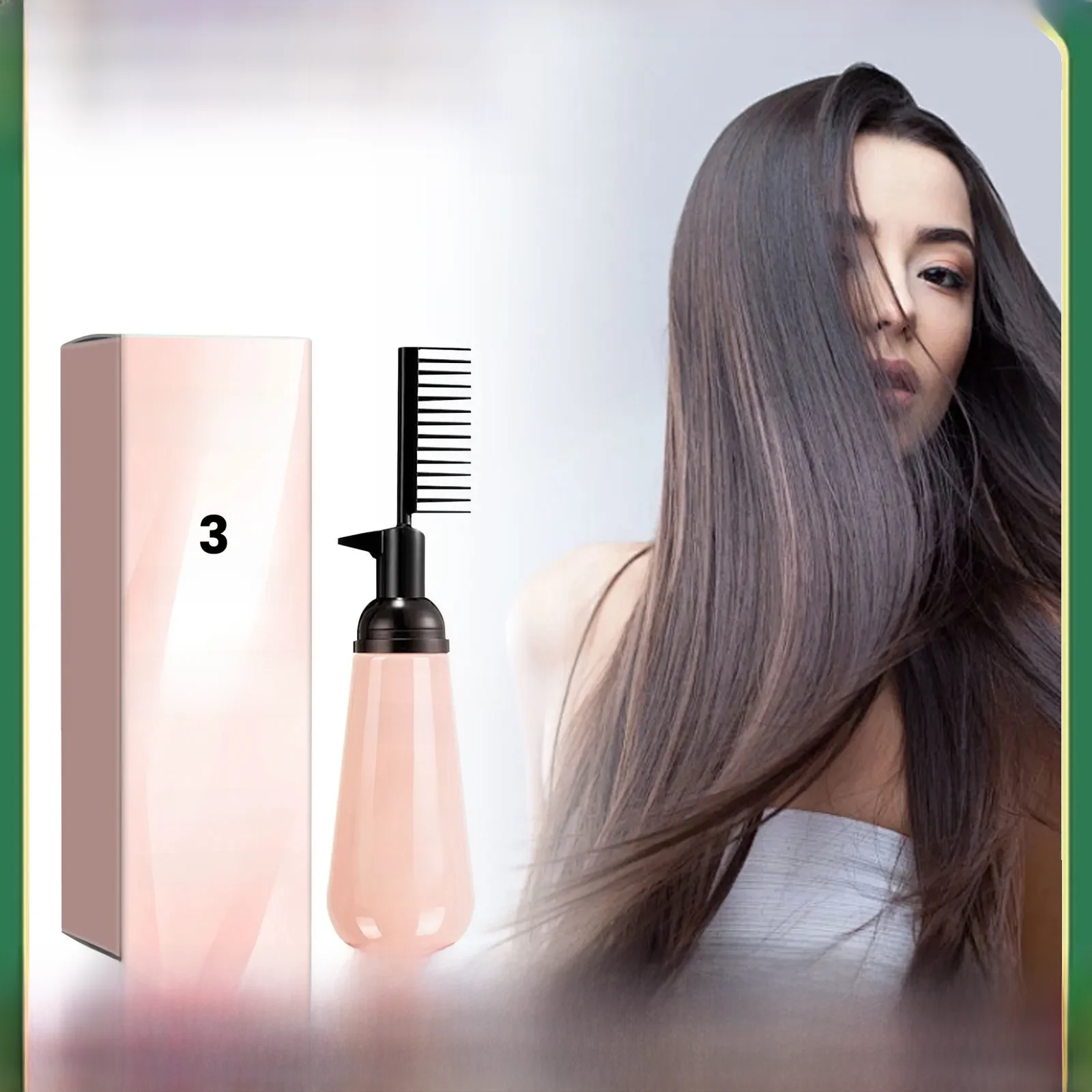 Crème lissante professionnelle pour cheveux, traitement des frisottis, des dommages secs, lissage doux, Correction des protéines des cheveux bouclés, restauration des cheveux brillants