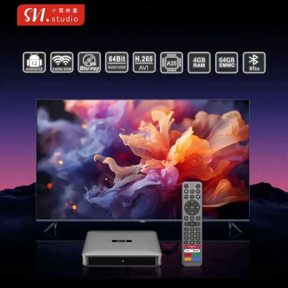 [Oryginalny] 2025 SVICLOUD 10P plus tv box 4GB64GB global tvbox SVICLOUD TV BOX 10P