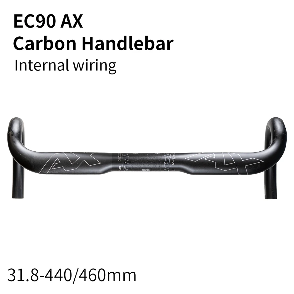 イーストン EC90 AX カーボンハンドルバー 440mm ブラック 16度