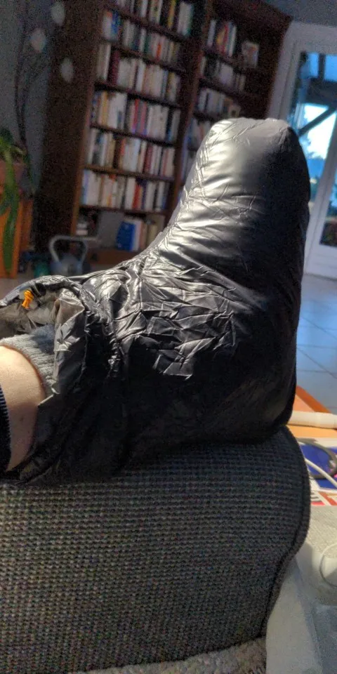 Naturehike Goose Down Socks Water-resistant Windproof Outdoor Thermal Feet Cover Winter Warm Goose Down Boots Unisex Lightweight photo review