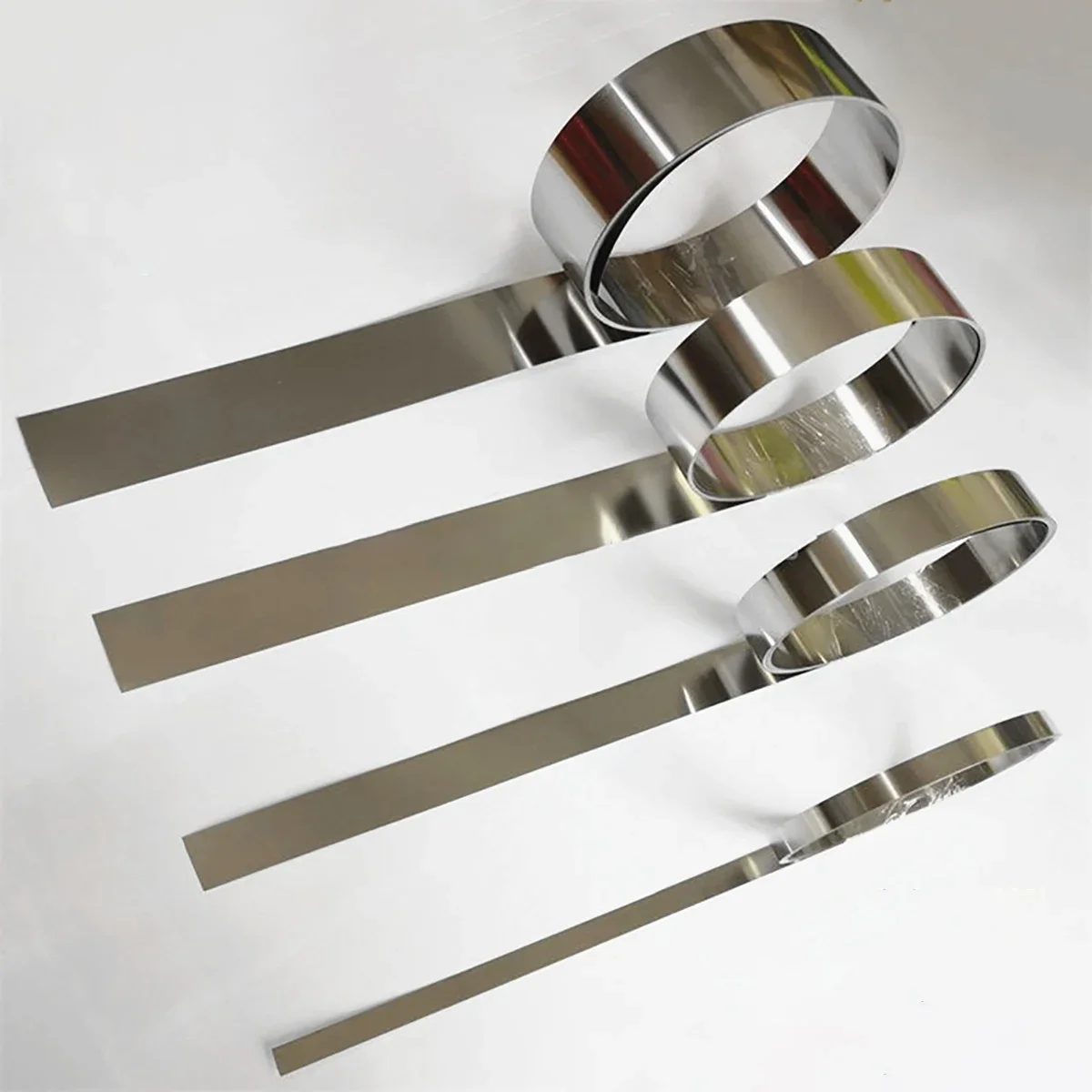 1Meter Dicke 0,1mm-1mm 304 Edelstahl Folie Streifen Stahl Folie Rolle Schmalen Streifen Breite 10 20