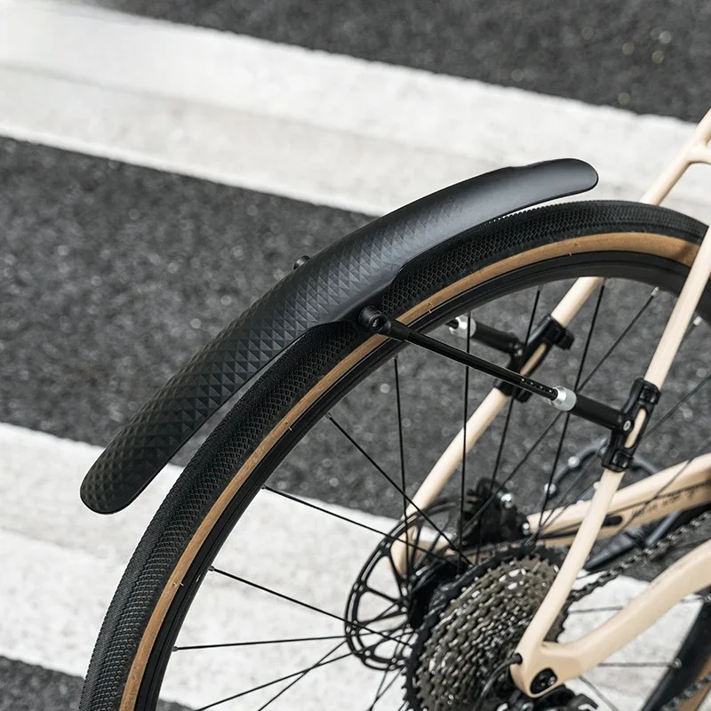 AliExpress ROCKBROS Bicycle Mudguard Road Bike Rear Front Fender PP Soft Plastic Mudguard Strong Toughness For Bicycle Protector Accessory
