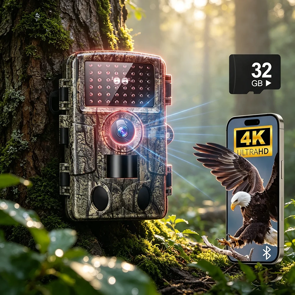 Trail Camera Infrared - كاميرا تتبع الحياة البرية تعمل بالحركة،