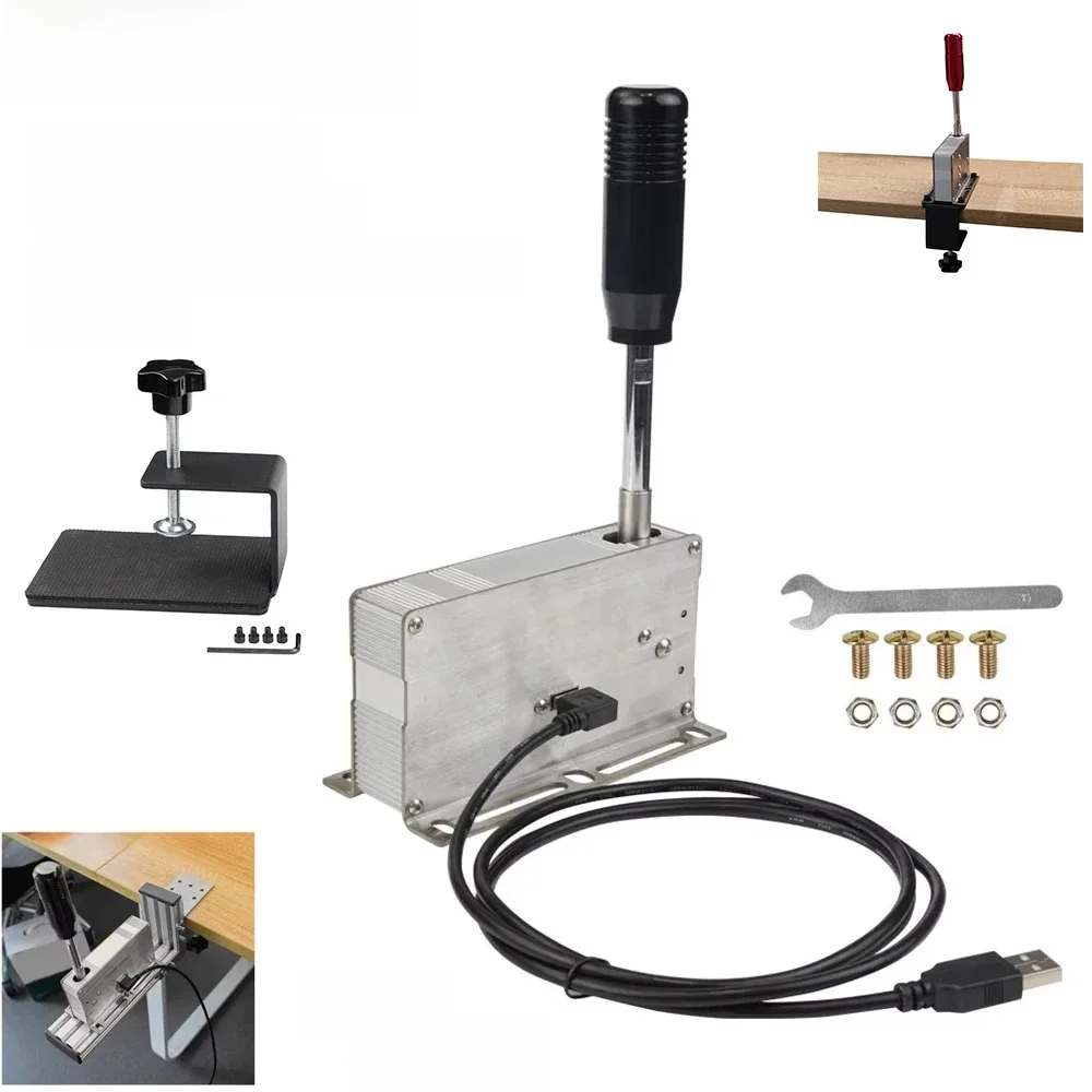USB do komputera gry wyścigowe sekwencyjna dźwignia zmiany biegów H SIM dla Logitech G25 G27 G29 G920 G923 Thrustmaster T300RS/GT T500 dla ETS2 — zdjęcie 2