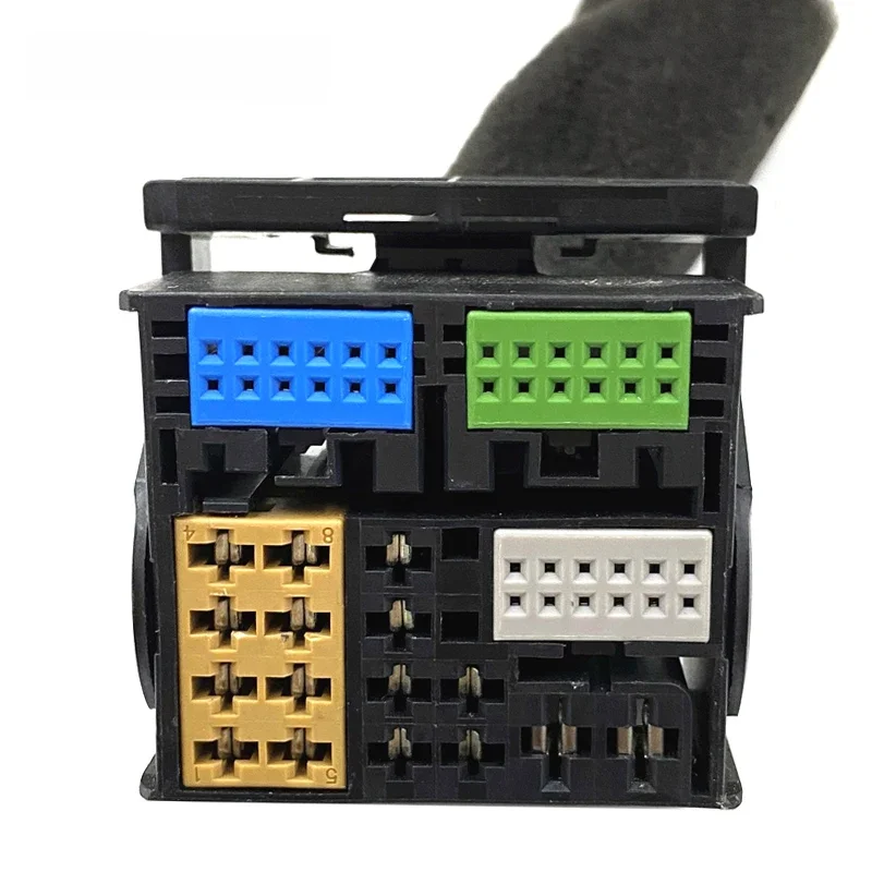 1/5/10/20 Sets 52 Pin Auto Power Quad Lock Stecker Mit 8x 0 035 444/3B7 035 447 Volle Linie CD-Player Audio Schwanz Stecker FM Antenne