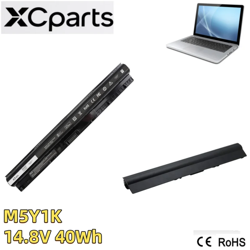 14.8V 40Wh New Laptop Battery M5Y1K 4Cell for Dell Inspiron 14 15 5000 3000 Series 5451 3558 5551 5555 5558 5758 3451 3458 GXVJ3