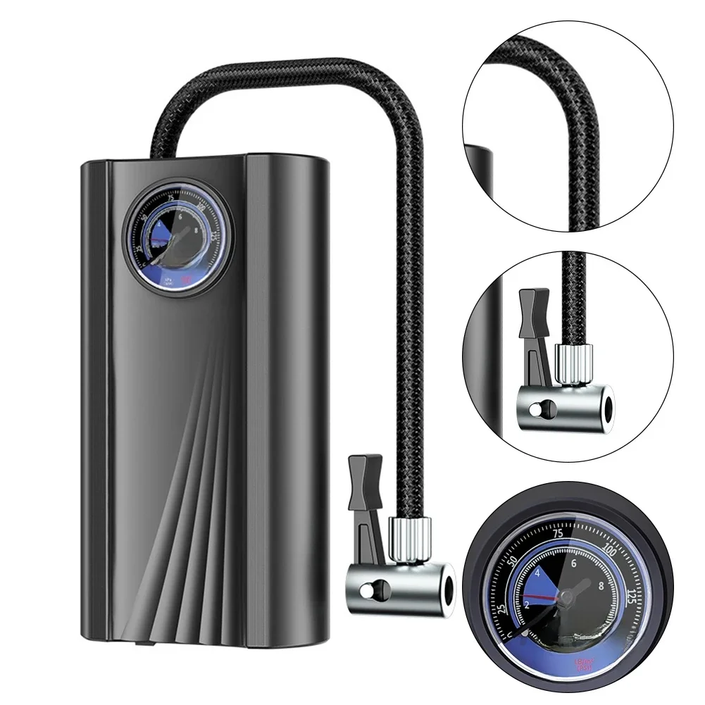 AliExpress MOJOYCE 12V Electric Air Compressor High Precision Mini Tire Pump Quick Inflating Electronic Inflatable Pump for Motorcycle Car Bike