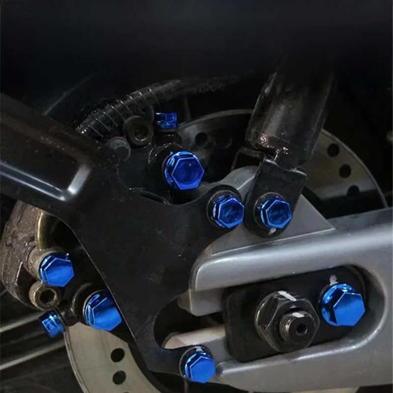 Couvercle décoratif universel pour vis de moto, empêche les vis de rouiller, embellir les Hurcycles, capuchon à vis multicolore