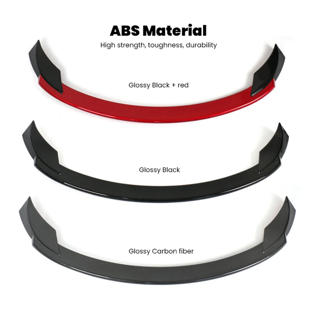 For Model 3 Y 2017-2023 Carbon Fiber Rear Spoiler Double Layer Guard Trim Cover Modified 2023 Tesla Model 3 Y Body Kit Parts