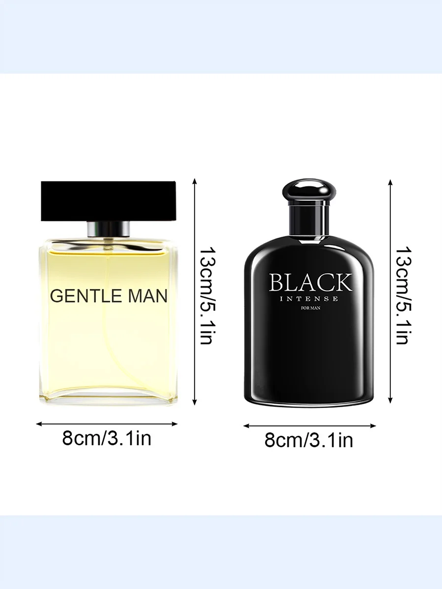 طقم كولونيا رجالي 2 عبوة/200 مل مع روائح عطرية حارة، رائحة توقيع للرجال، طقم هدايا له #2