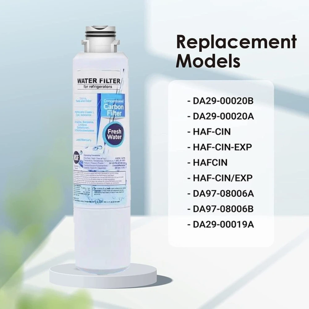 5 Pack for Samsung DA29-00020B Water Filter Compatible With HAF-CIN/EXP HAF-CIN Premium Filtration For Clean Safe Drinking Water