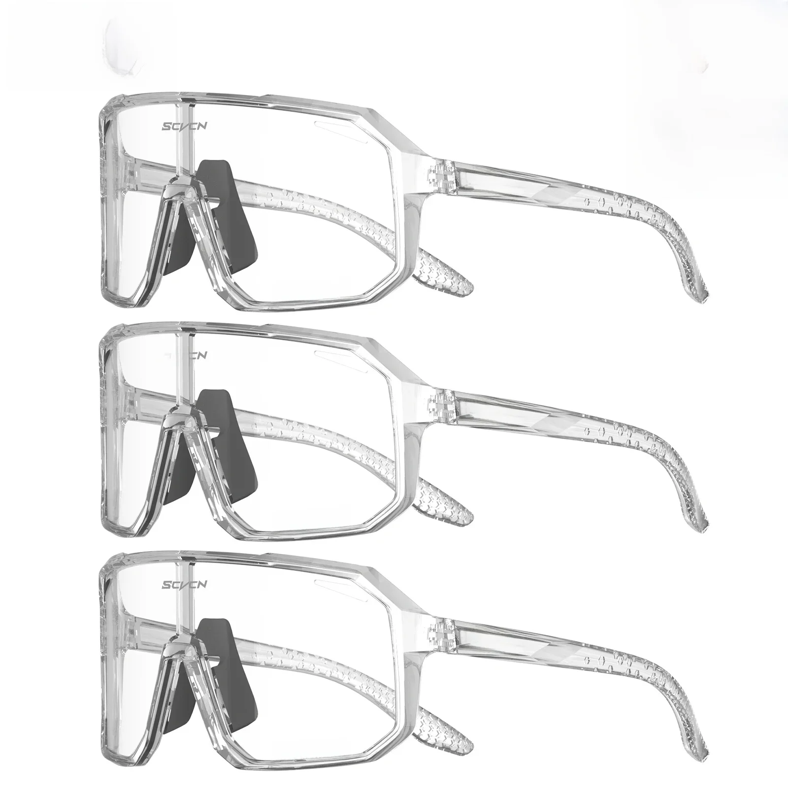 AliExpress SCVCN 3Packs Outdoor Photochromic Cycling Sunglasses Men Women Sports MTB Bike Eyewear Road Bicycle Cycl Glasses UV400 Goggles