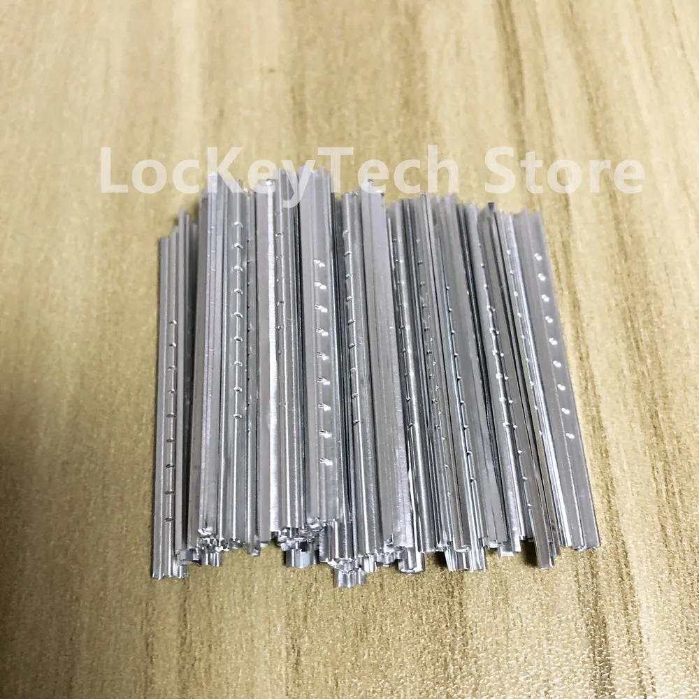 100pcs Finished tin foil strip gold and silver tin foil key consumables Locksmith tools