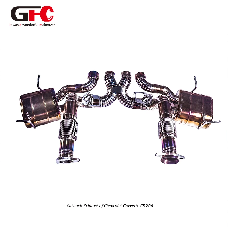 

2020-2024 Corvette C8 Z06 5.5L Titanium Cat-Back Exhaust System OEM Valve High Performance