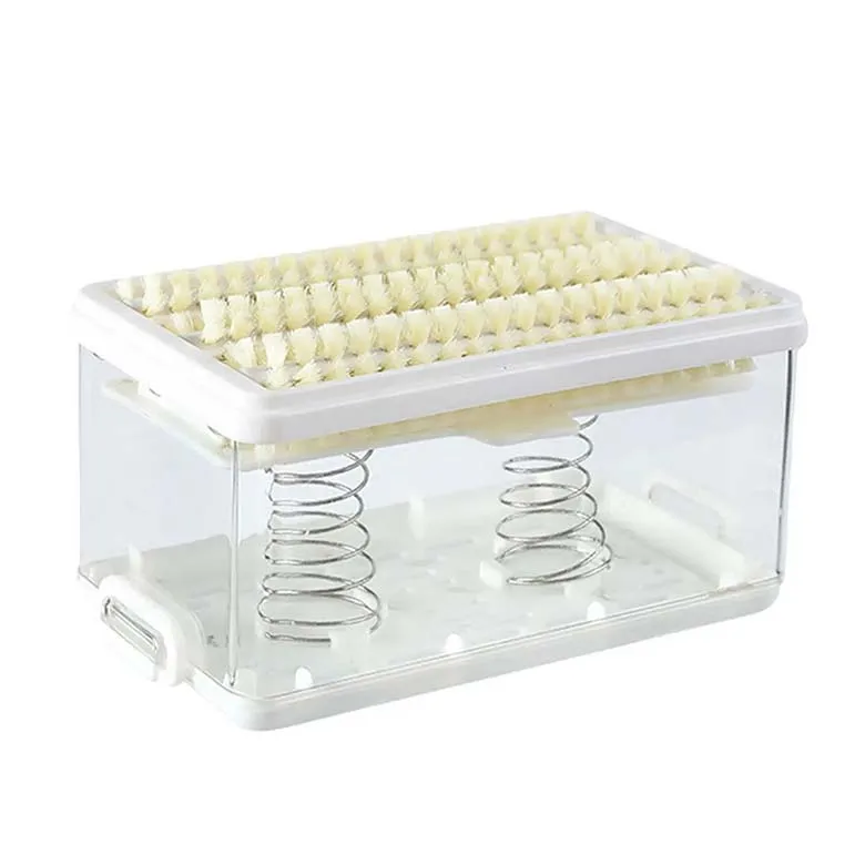 Bubble Machine storage box laundry brush bubble machine soap container storage box coufang imported household goods storage/cleaning bathroom soap base/soap contour