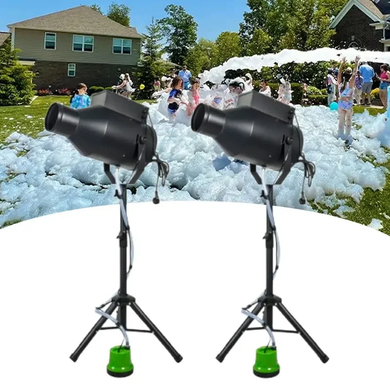 1000W Outdoor Mini Party Foam Machine Bubble Cannon Blower Spuit Foam Making Machine voor zwembad Kids Waterpark Play - afbeelding 2