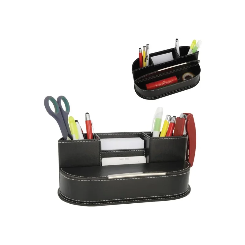 

Faux Leather Pen Holder Office Furniture With Chest Compartment