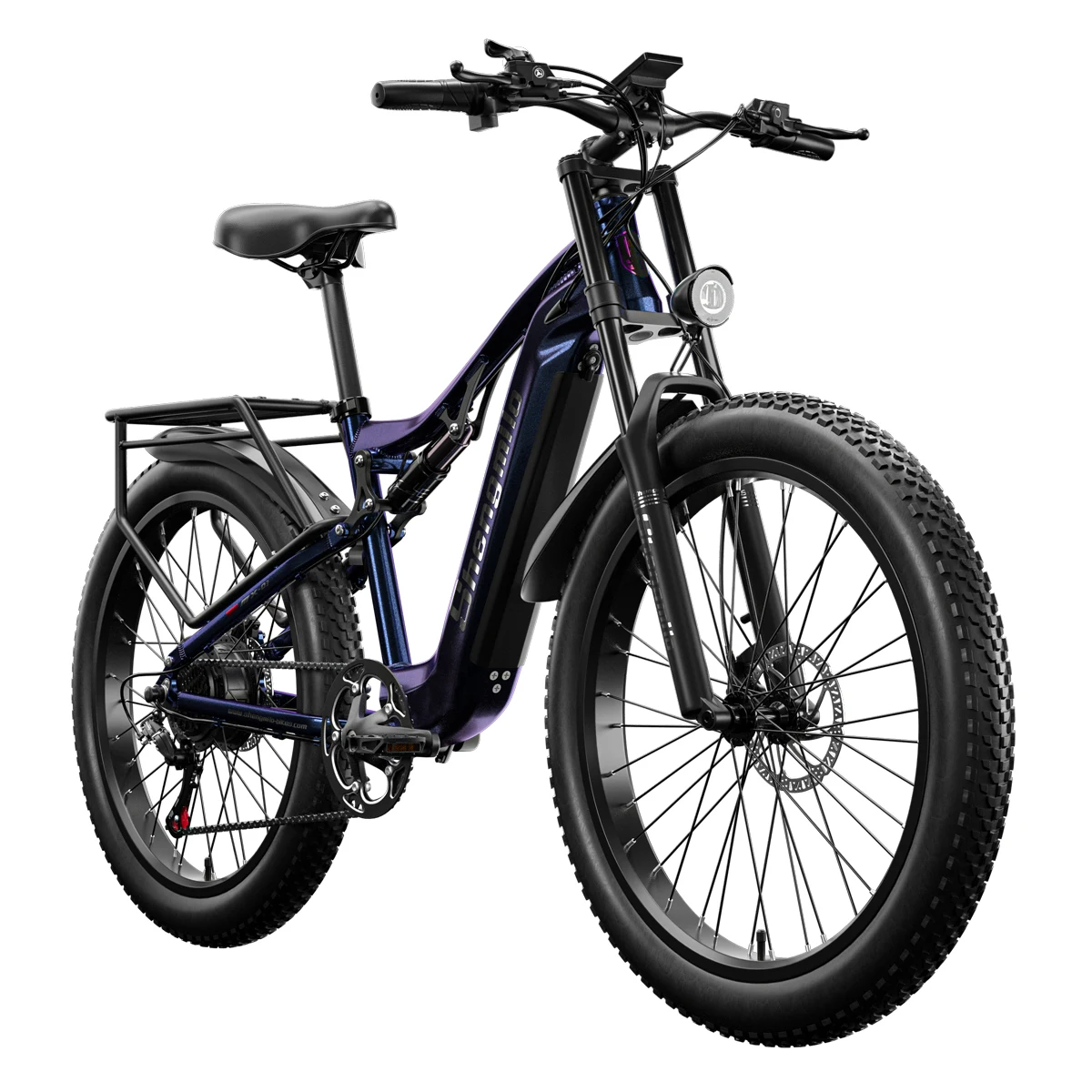 MX-03 26 Inch Electric Bicycles 4.0 Fat Tire 500W Dual Shock Absorption Ebike 48V 15ah Electric Bike Mountain Bike MX03 E Bikes