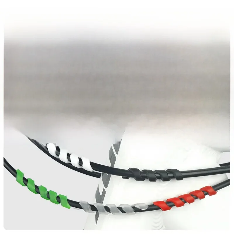 AliExpress DEEMOUNT Deemount 5PS/Lot Bicycle Cable Manager Spiral Elastic Rubber Line Tie Minder Bike Light Threading Cord Holder Controller Bicycle