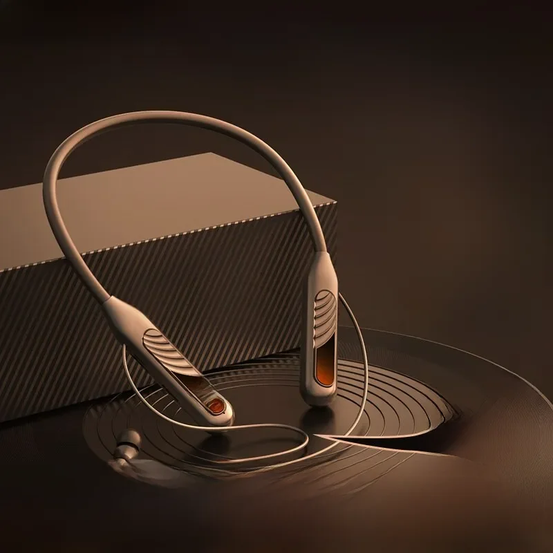 Écouteurs Bluetooth sans fil BT8, casque de sport de plein air 5.3 avec bac de chargement, écran tactile, écouteurs pour musique