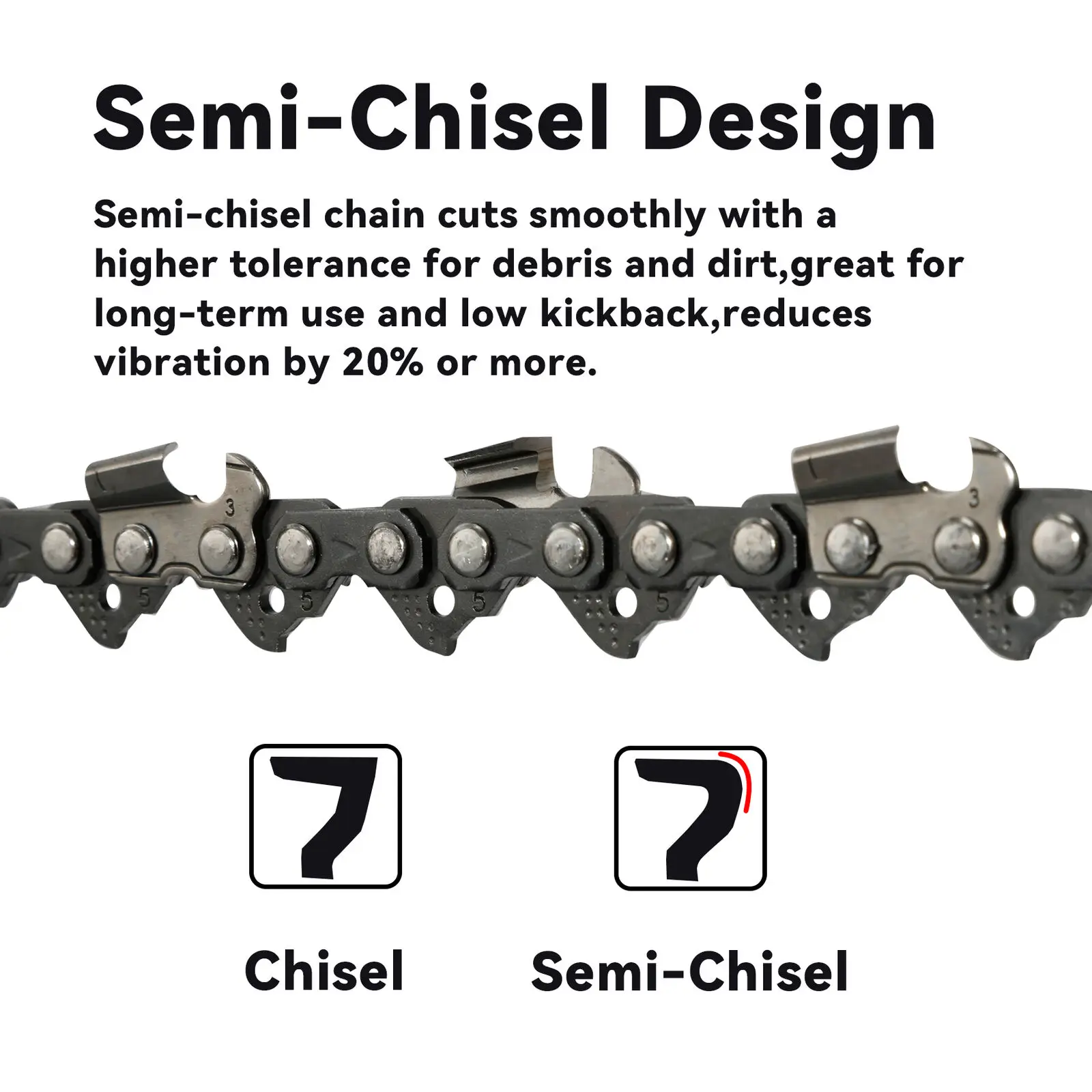 精密チェーンソーチェーン,高性能および耐久性,325-058-60 /325-058-66