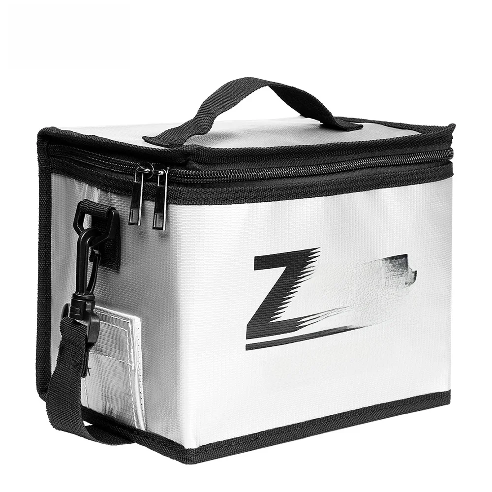 Zeee Lipo Batterie-Safe-Tasche, 215 x 145 x 165 mm, feuerfeste, explosionsgeschützte Tasche, RC-Lipo-Batterie, Fire Safe Guard, tragbare Aufbewahrungshandtasche