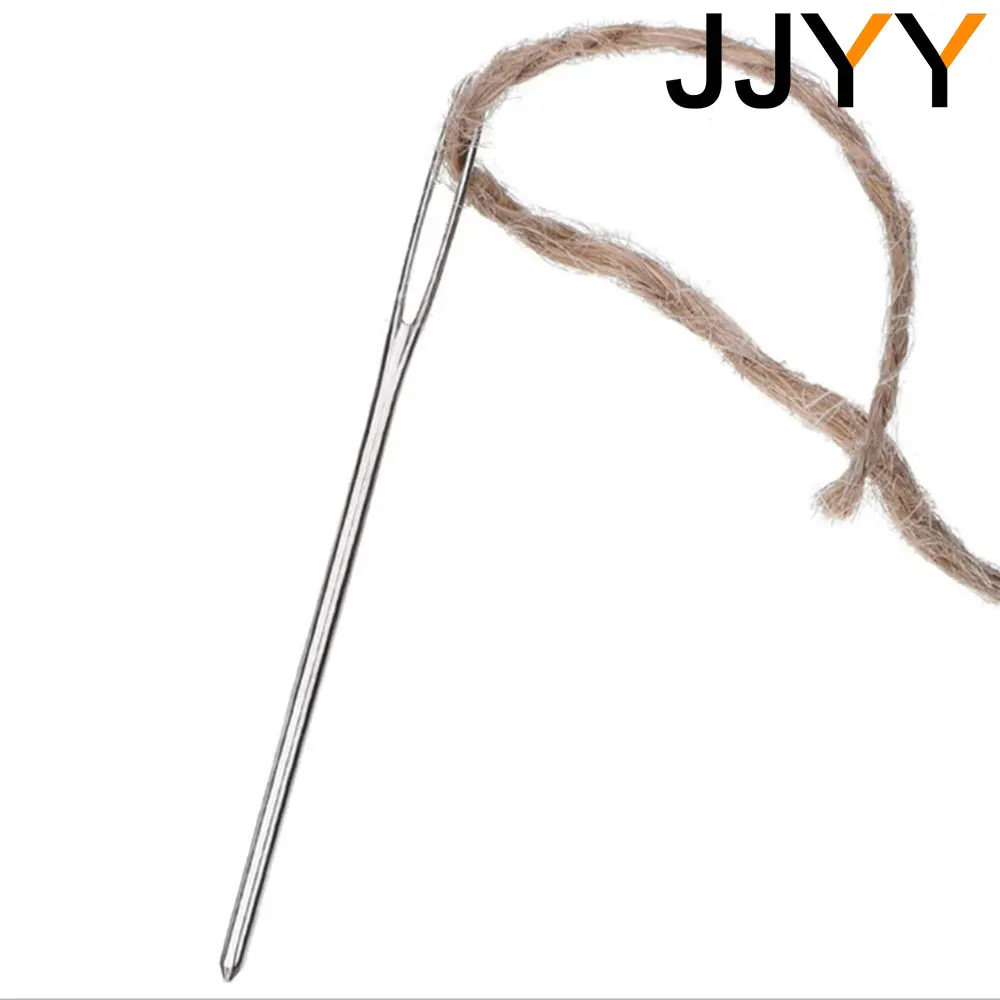 JJYY Large-eye Blunt Steel Yarn Knitting Needles Sewing Needles