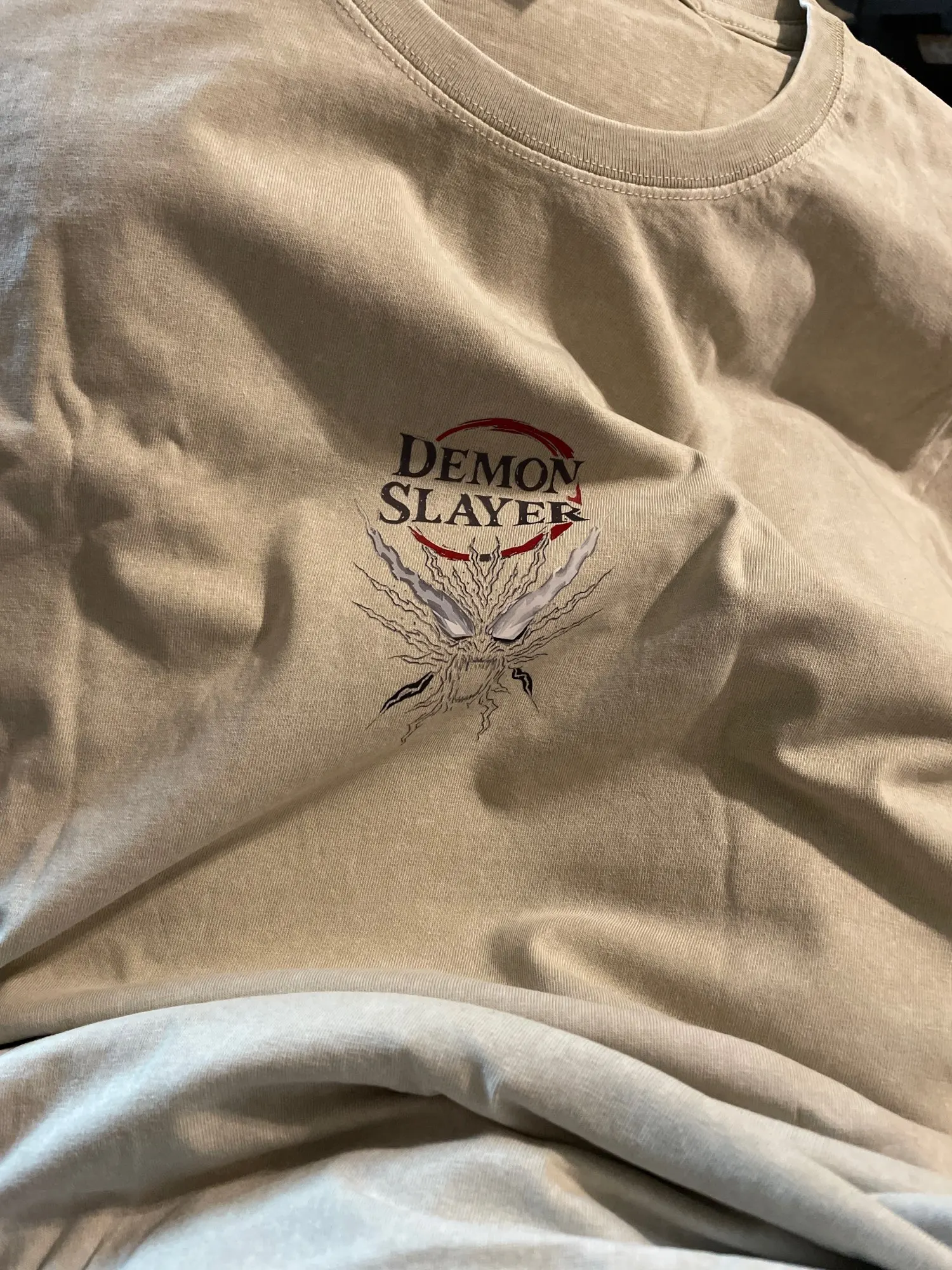 Upper Moon III Akaza Graphic T‑Shirt – 100% Cotton Demon Slayer Tee