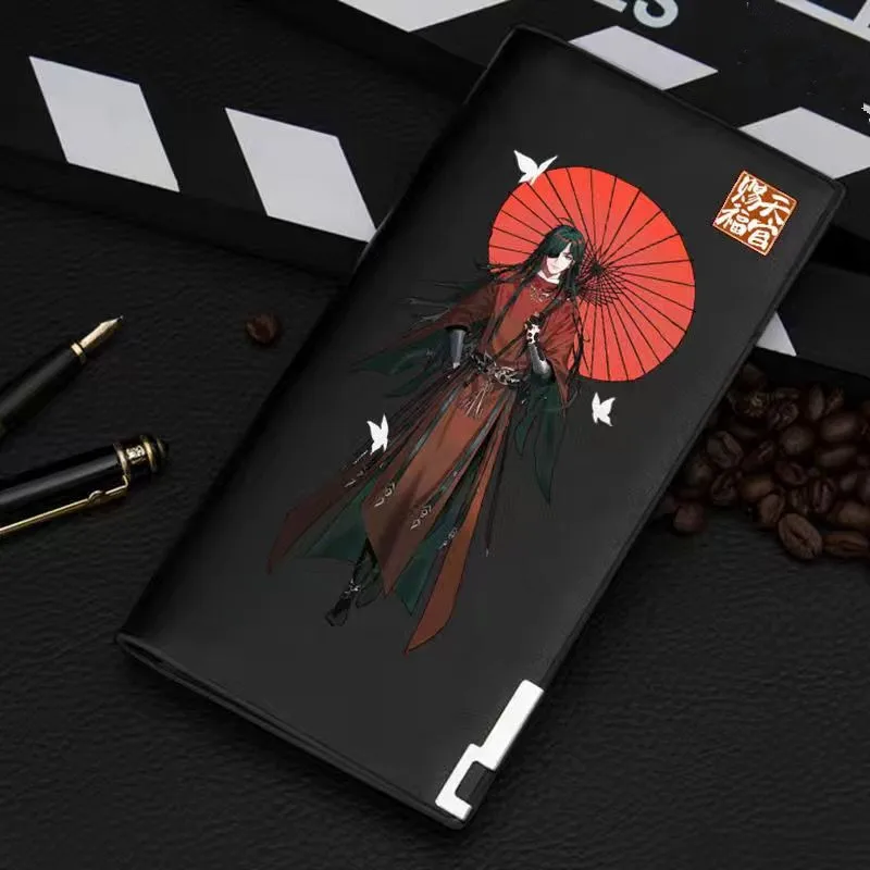 Anime Tian Guan Ci Fu Cute Wallet Heaven Official’s Blessing Hua Cheng Xie Lian Long Coin Purse Men Women Fashion Notecase Gift
