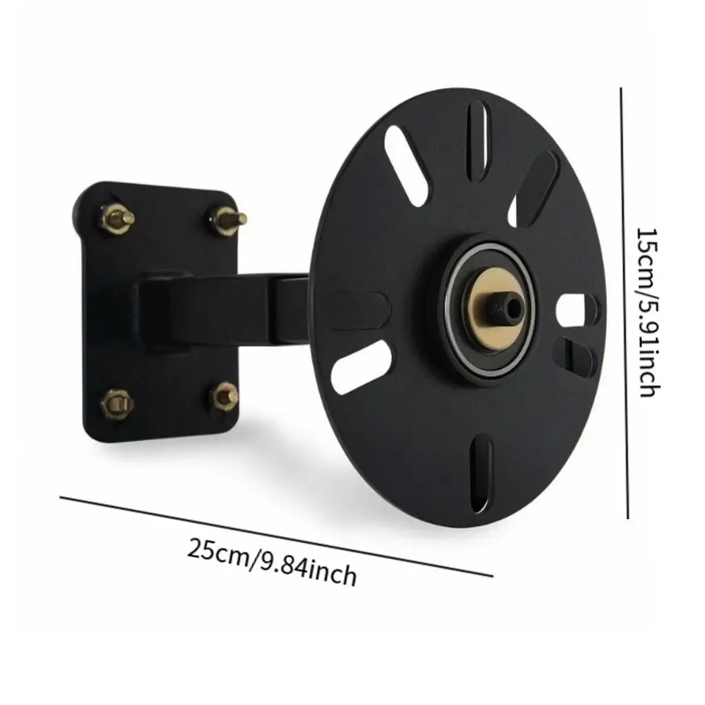 Heavy Duty Wall Mounted Wheel Rims Display Rack Rotating Stand Stable Showcase Holder for Auto Shops Long-Lasting view 6