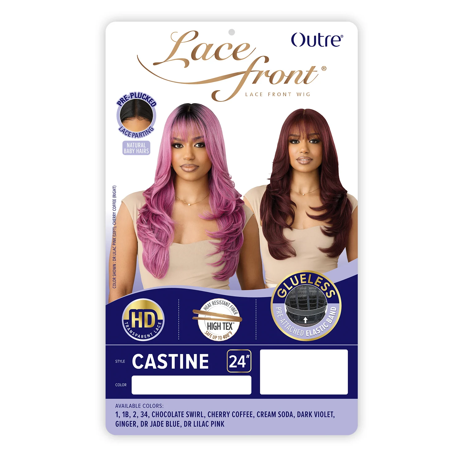 Outre HD Lace Front Synthetic Wig Glueless Castine