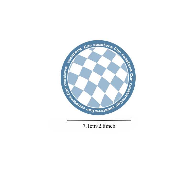 Lcars - قواعد أكواب السيارات، سجادات جديدة مضادة للانزلاق لأكواب السيارات، ملحقات السيارة الداخلية، تجعل السيارة بشكل أكثر جمالاً ومرتبة